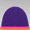Bonnet A Revers Bandes Multicolore*FROM FUTURE New