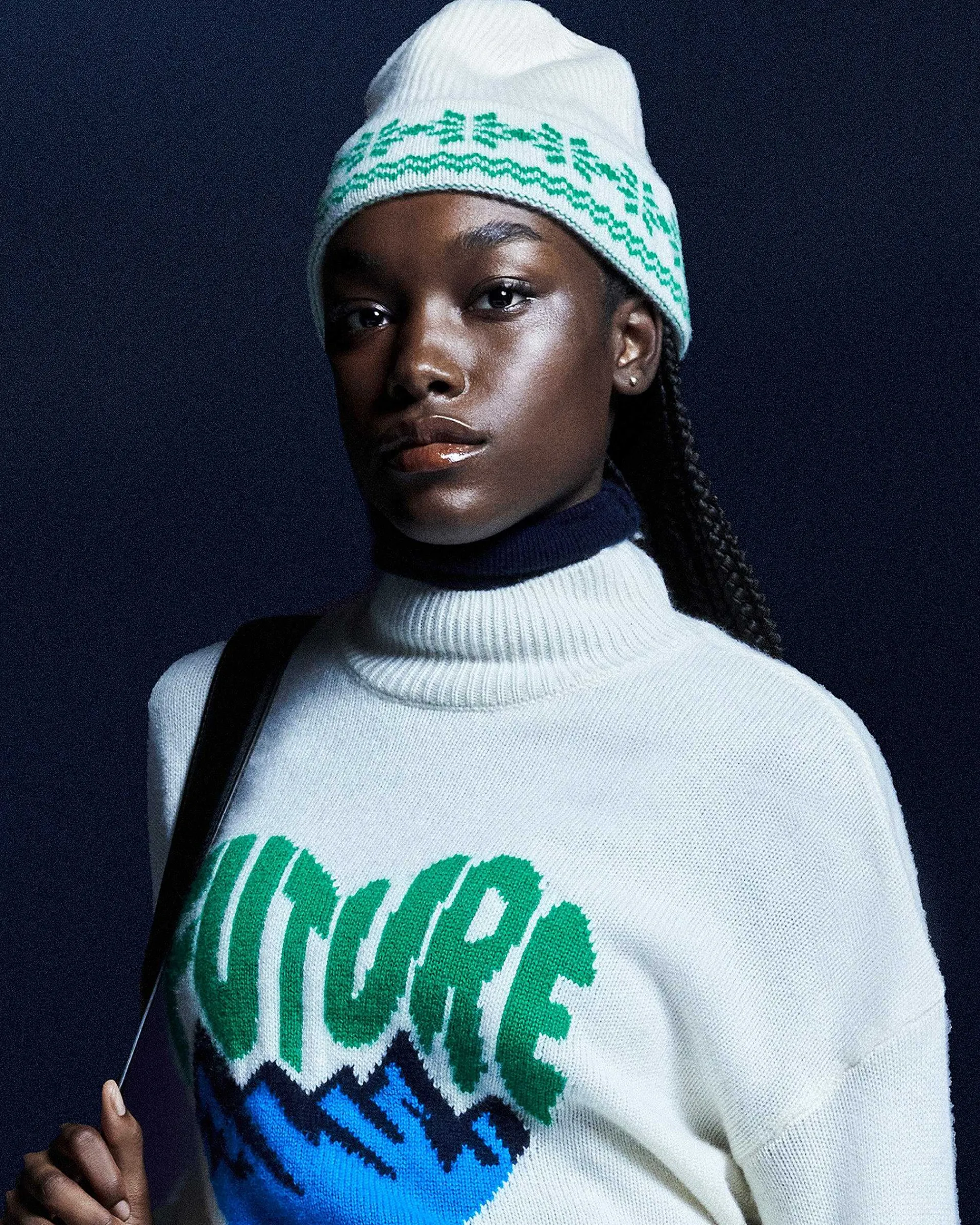 Bonnet A Revers Norvegien Bicolore*FROM FUTURE New