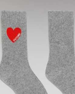 Chaussettes Mi-Hautes Coeur*FROM FUTURE New