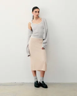 Jupe Mi Longue A Cotes Fendue*FROM FUTURE Online