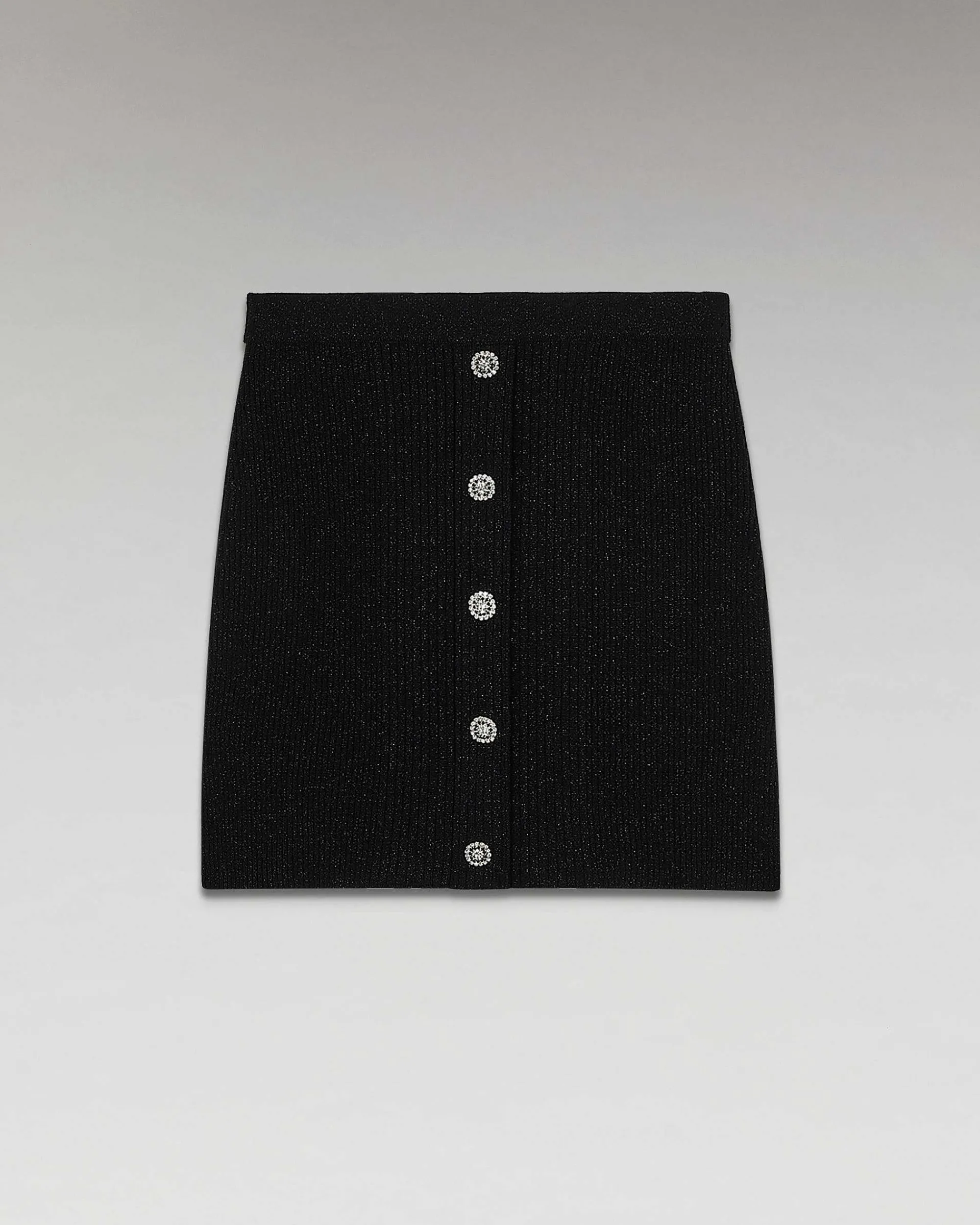 Jupe Mini Metallise Boutons Bijoux*FROM FUTURE Online