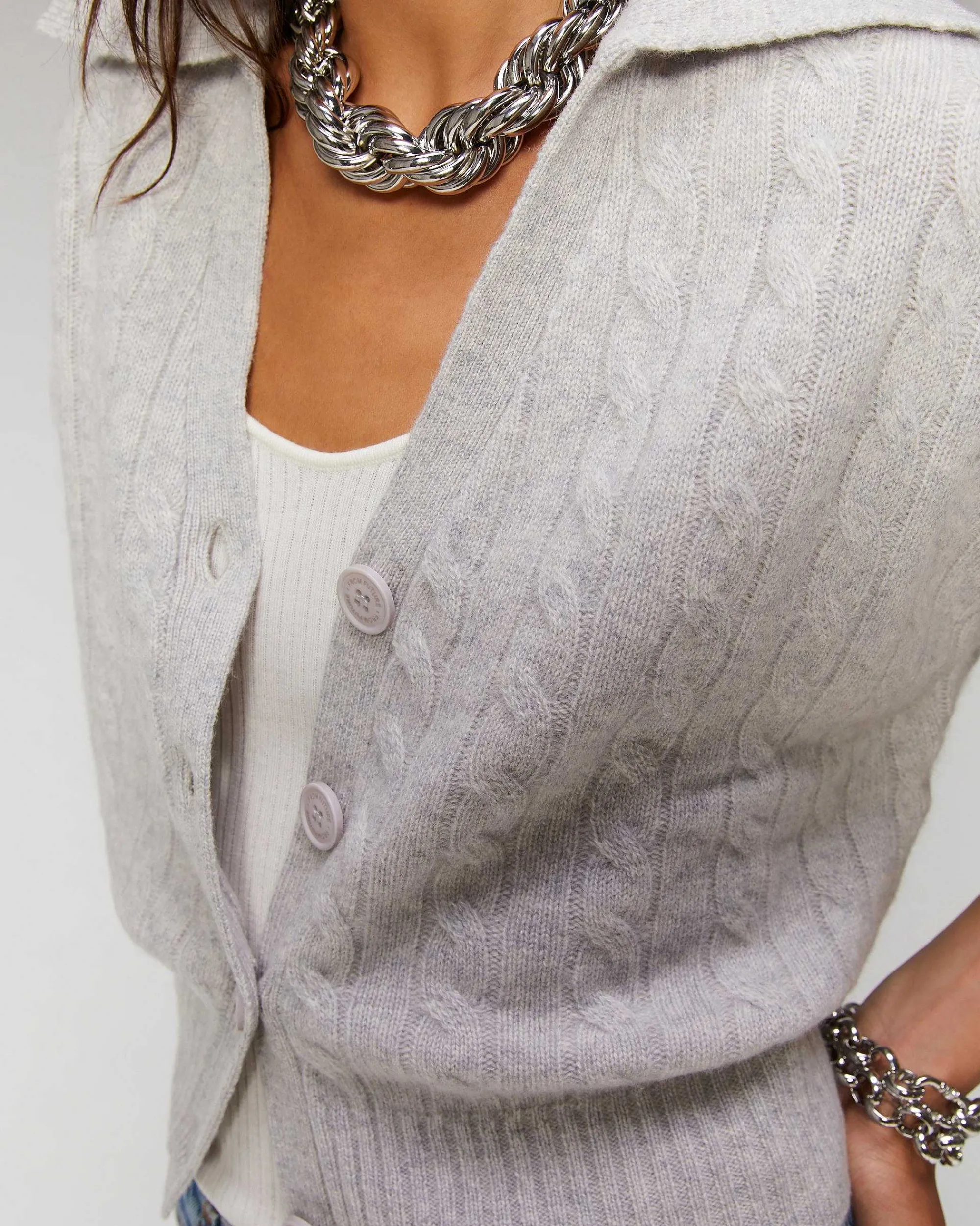 Pull Cardigan A Cotes*FROM FUTURE Clearance