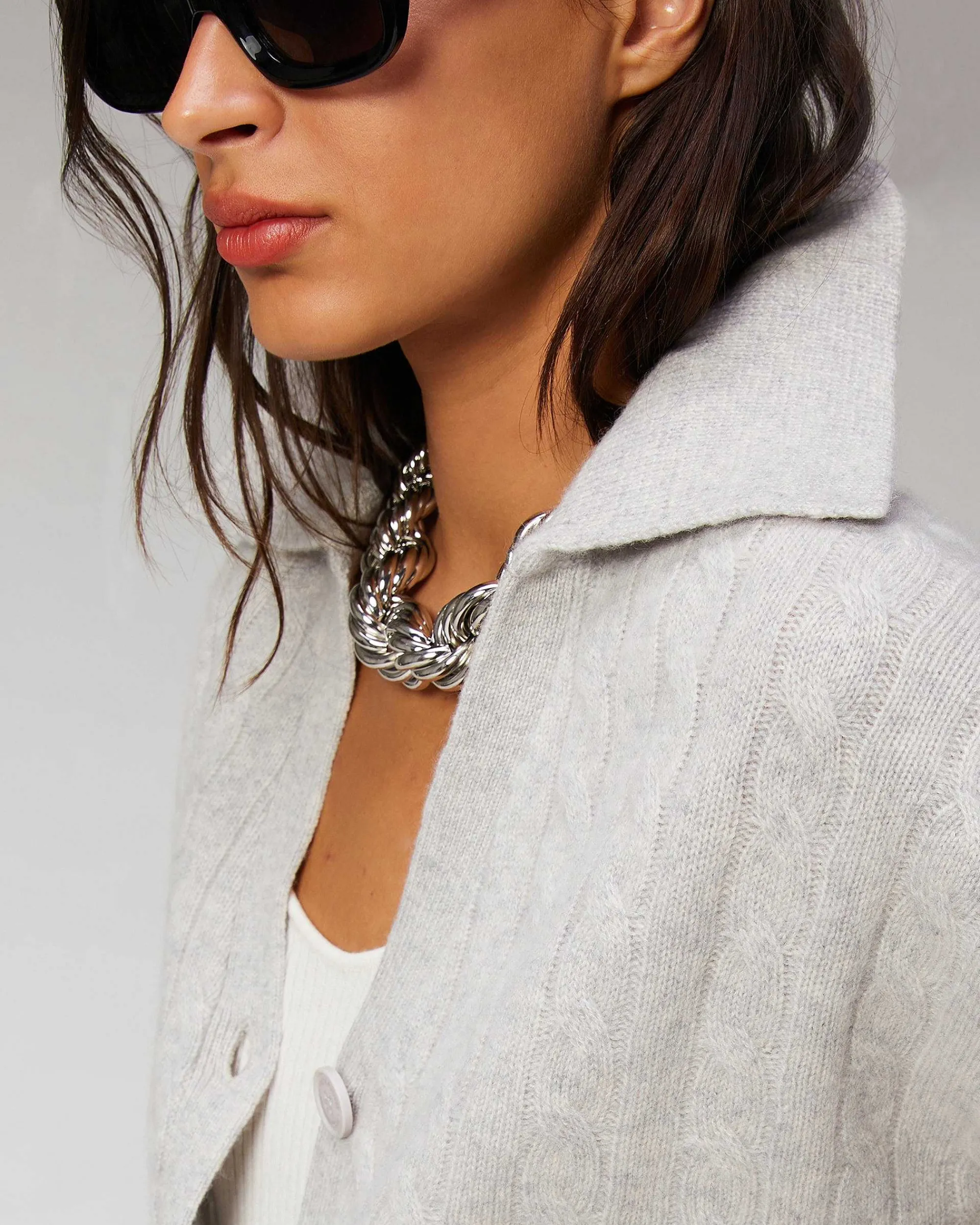 Pull Cardigan A Cotes*FROM FUTURE Hot