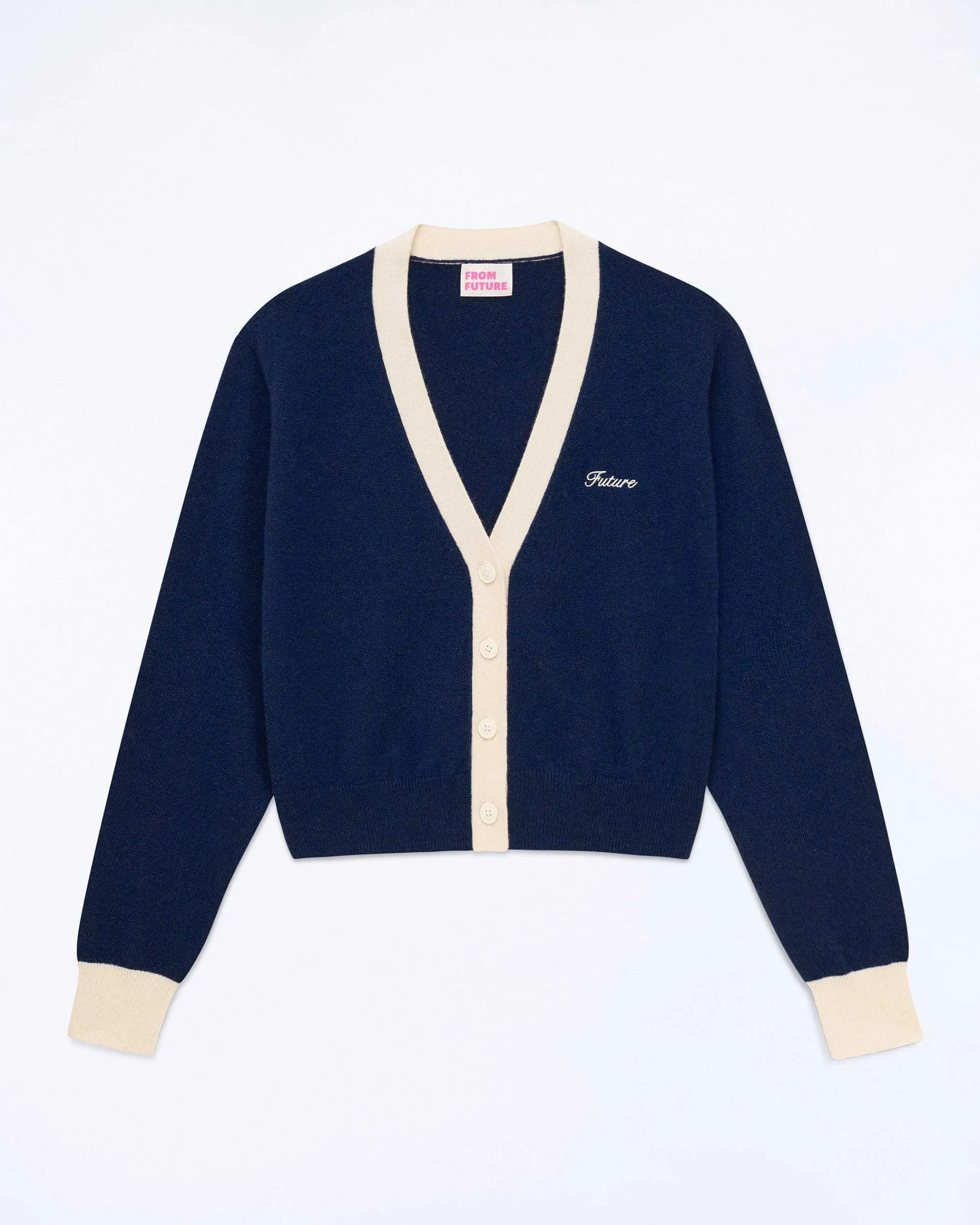 Pull Cardigan Bicolore*FROM FUTURE