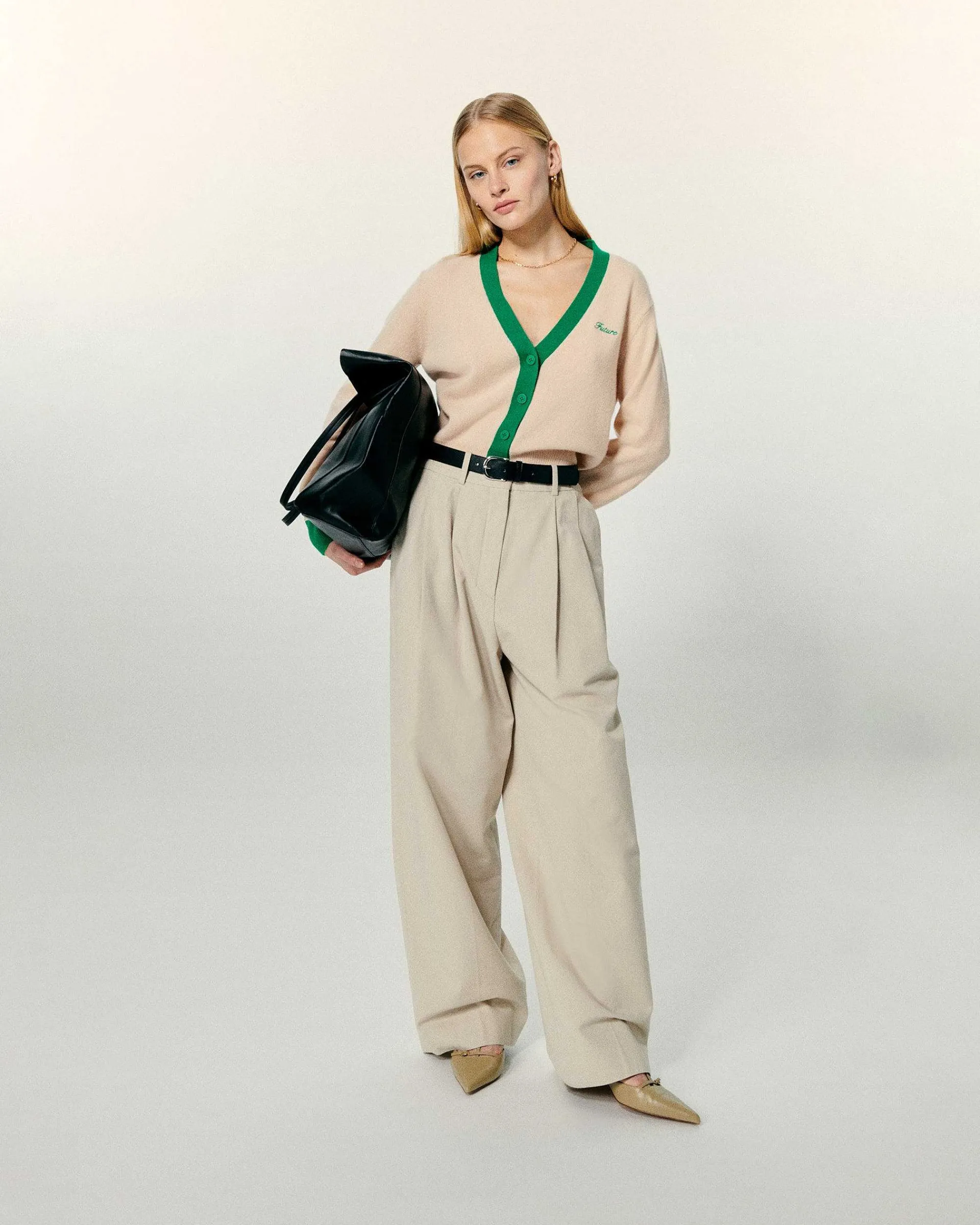 Pull Cardigan Bicolore*FROM FUTURE