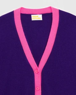 Pull Cardigan Bicolore Leger*FROM FUTURE Sale