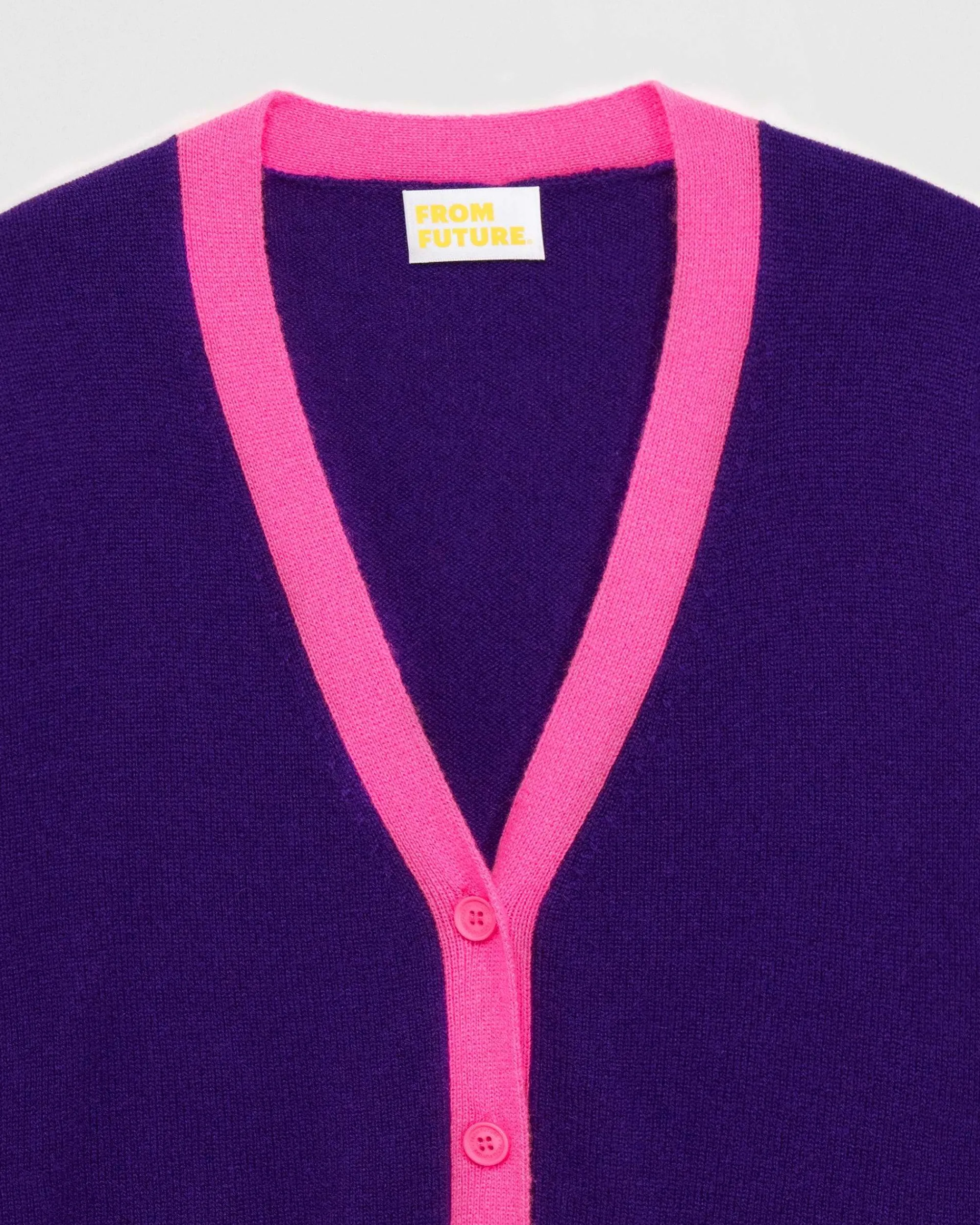 Pull Cardigan Bicolore Leger*FROM FUTURE Sale