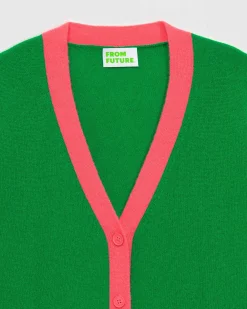 Pull Cardigan Bicolore Leger*FROM FUTURE Discount