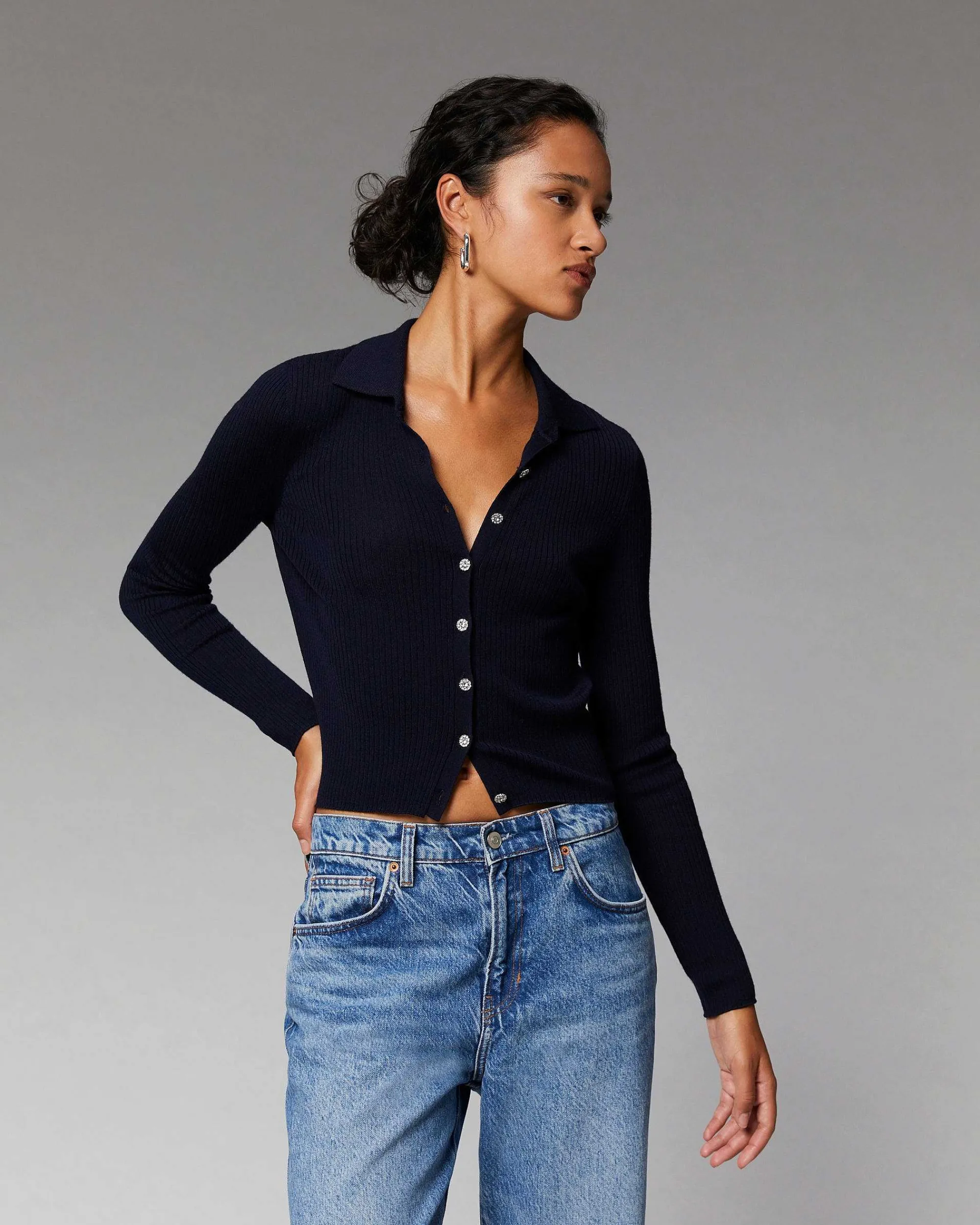 Pull Cardigan Boutons Bijoux*FROM FUTURE Hot