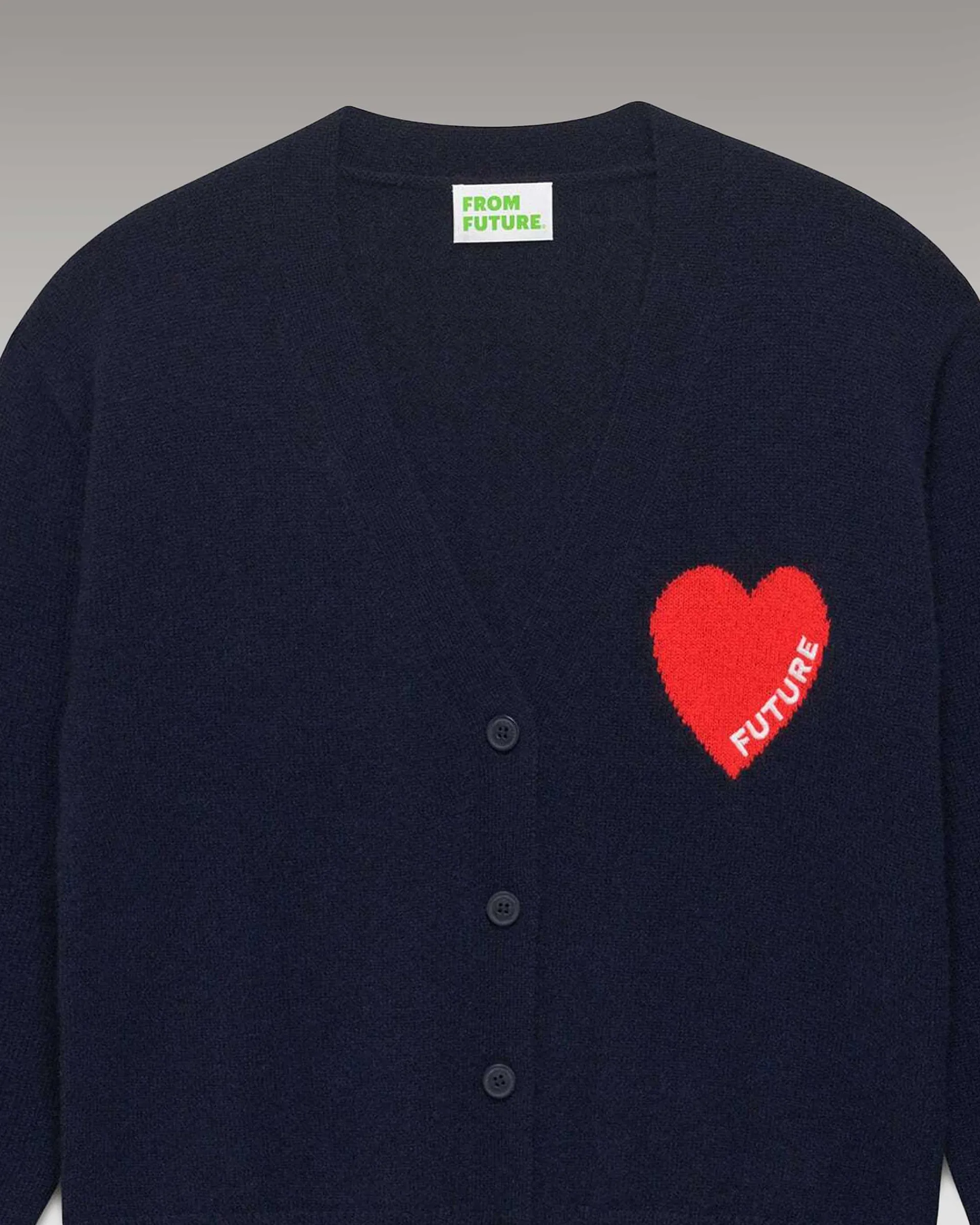 Pull Cardigan Coeur Leger*FROM FUTURE Clearance