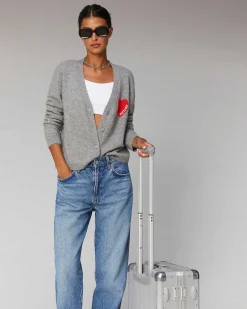 Pull Cardigan Coeur Leger*FROM FUTURE Discount