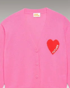 Pull Cardigan Coeur Leger*FROM FUTURE Outlet