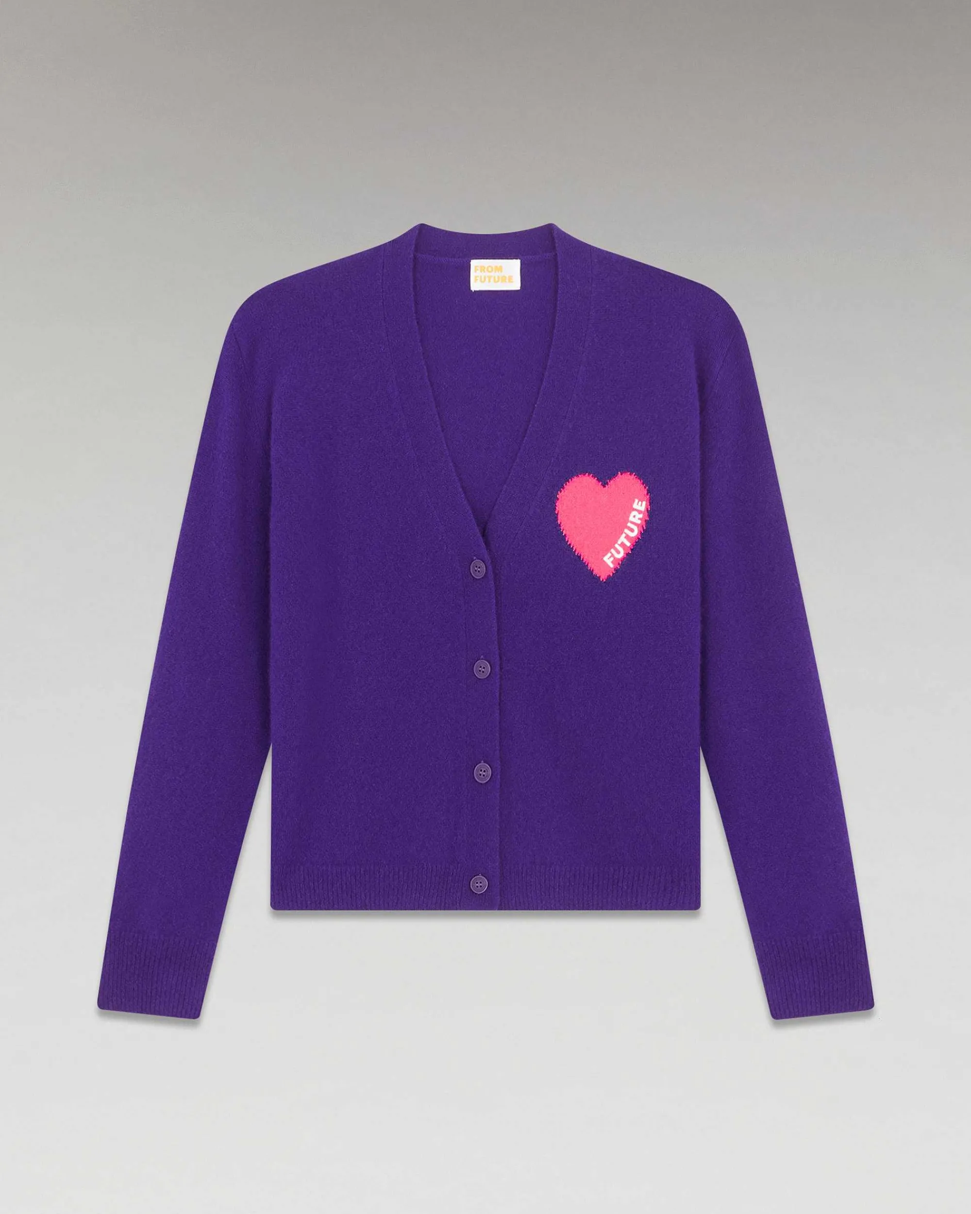 Pull Cardigan Coeur Leger*FROM FUTURE Online