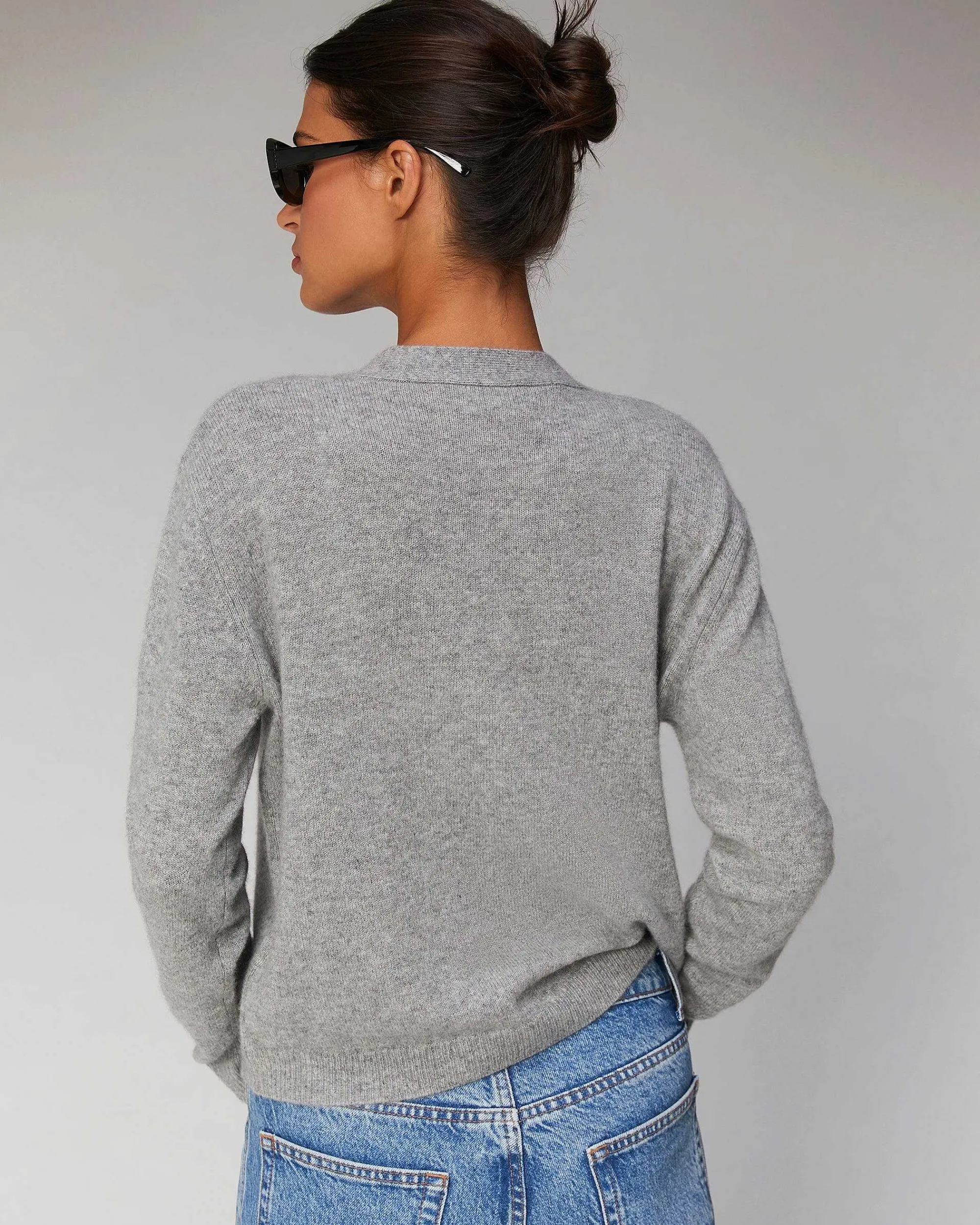 Pull Cardigan Coeur Leger*FROM FUTURE Online