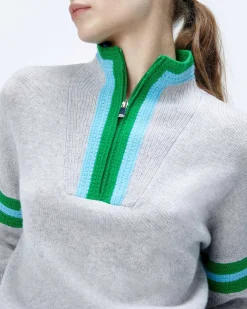 Pull Col Camionneur Bord-Cotes Tricot Ajoure*FROM FUTURE