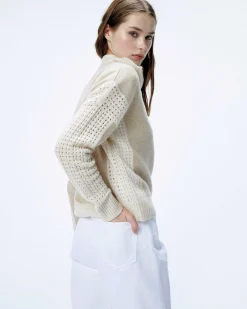 Pull Col Camionneur Tricot Ajoure*FROM FUTURE Hot