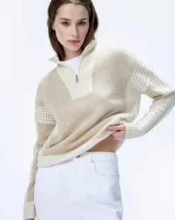 Pull Col Camionneur Tricot Ajoure*FROM FUTURE Hot