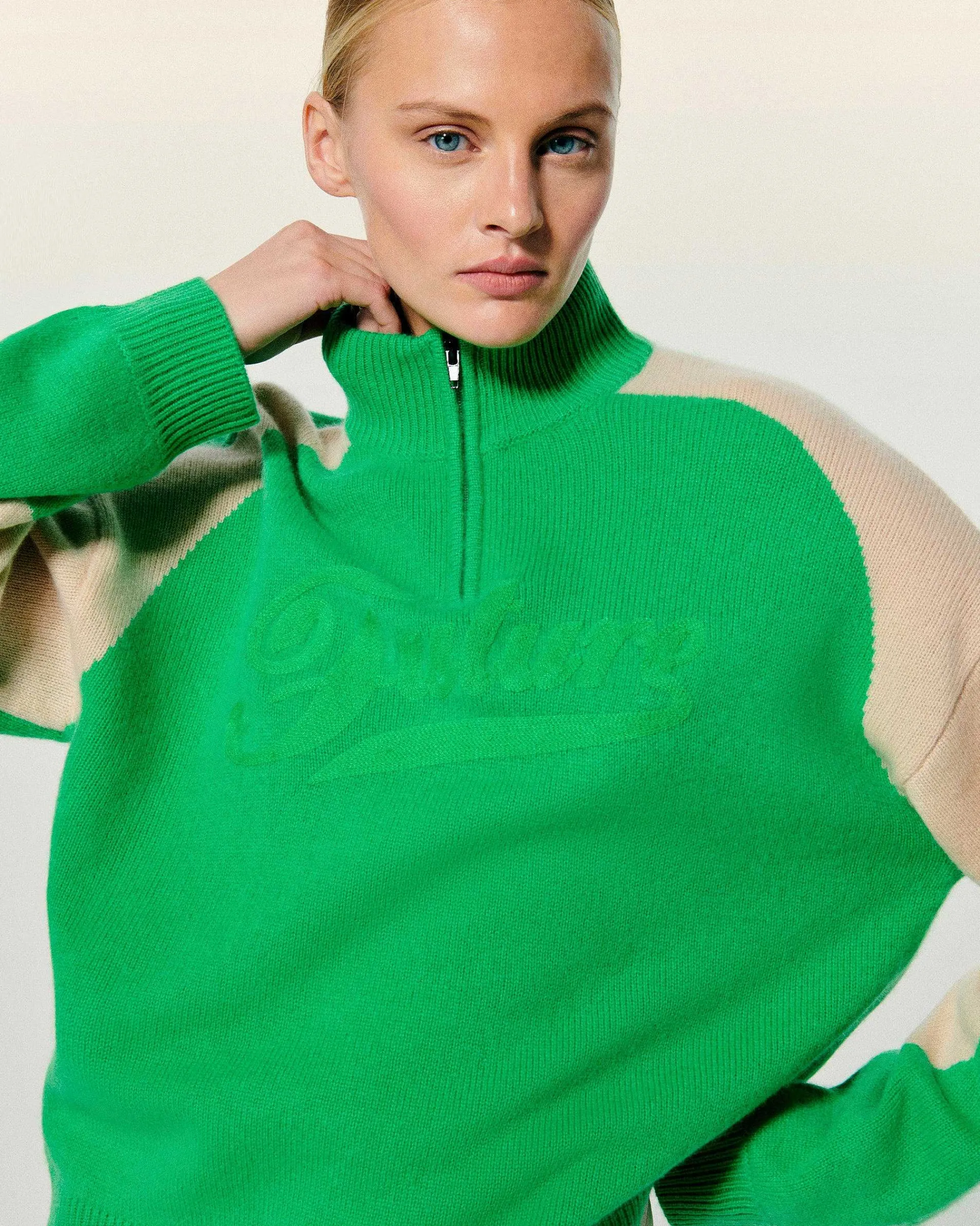 Pull Col Camionneur Tricolore Future*FROM FUTURE New