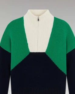 Pull Col Camionneur Tricolore*FROM FUTURE