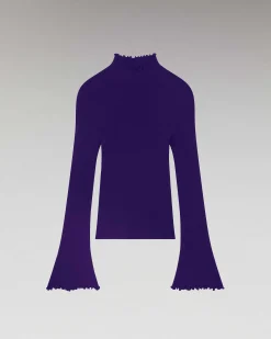 Pull Col Montant A Cotes Manches Evasees*FROM FUTURE Clearance