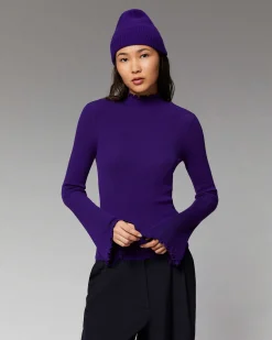 Pull Col Montant A Cotes Manches Evasees*FROM FUTURE Clearance