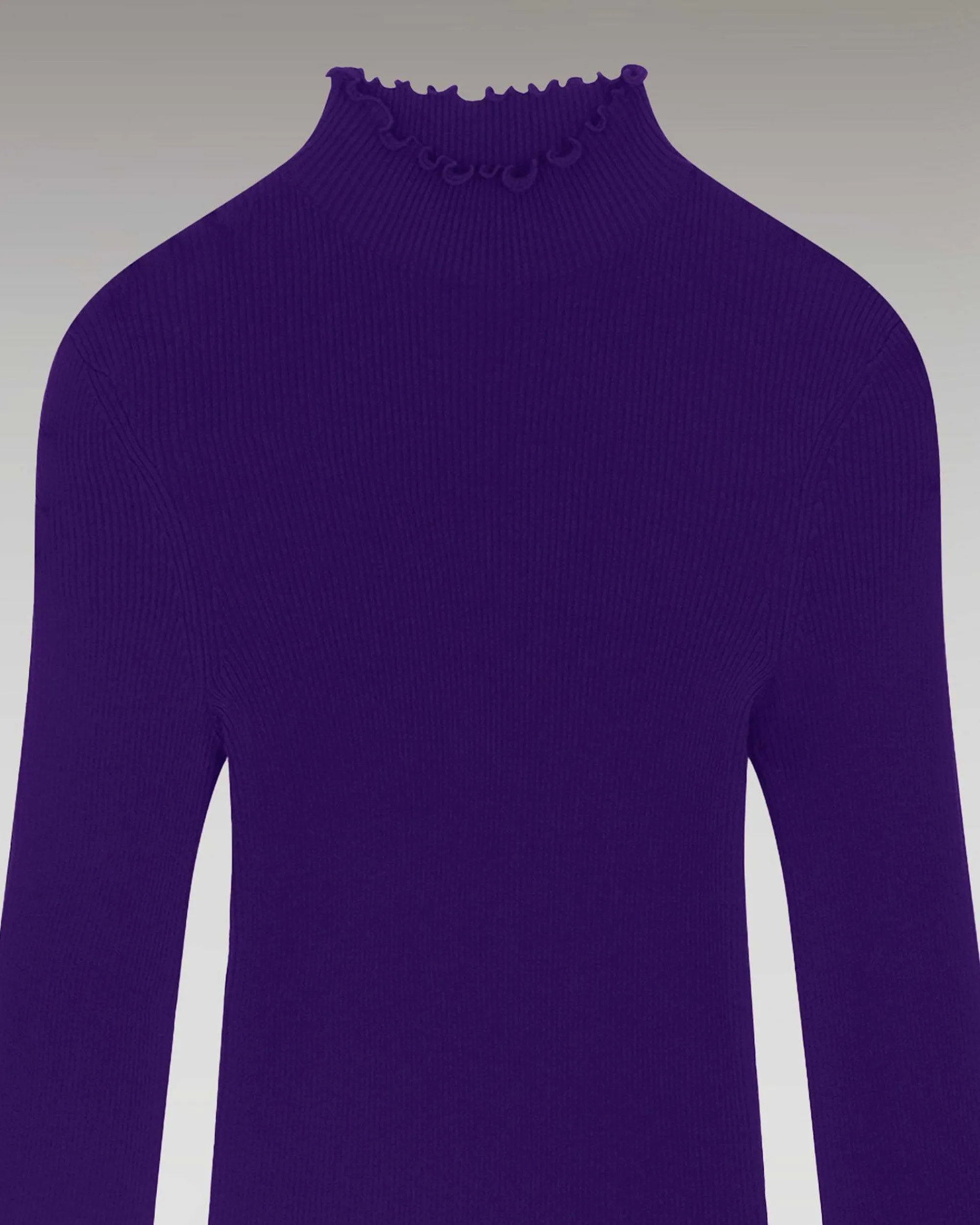 Pull Col Montant A Cotes Manches Evasees*FROM FUTURE Clearance