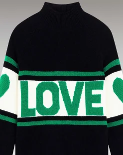 Pull Col Montant Bande Love*FROM FUTURE Discount