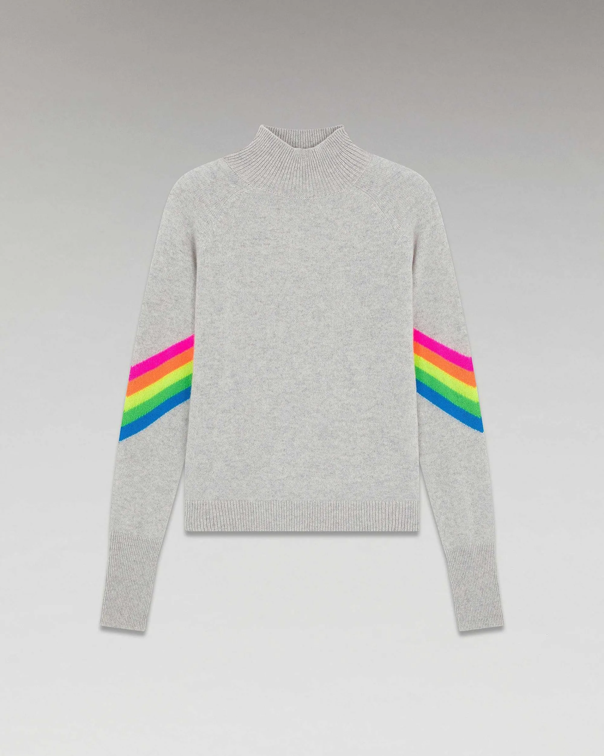 Pull Col Montant Bandes Manches Multico Leger*FROM FUTURE Sale