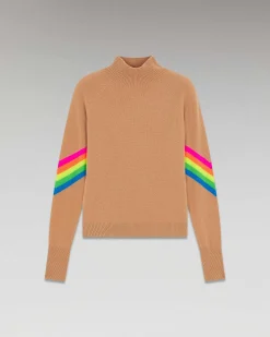 Pull Col Montant Bandes Manches Multico Leger*FROM FUTURE Outlet