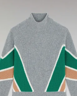 Pull Col Montant Bandes Tricolores*FROM FUTURE Best