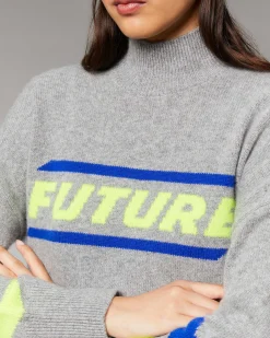 Pull Col Montant Future Et Bandes Manches*FROM FUTURE New