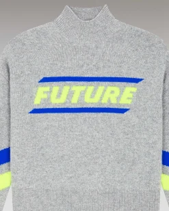 Pull Col Montant Future Et Bandes Manches*FROM FUTURE New
