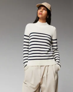 Pull Col Montant Mariniere A Boutons*FROM FUTURE New