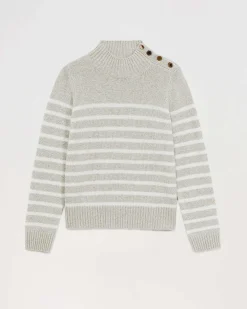 Pull Col Montant Mariniere A Boutons*FROM FUTURE Clearance