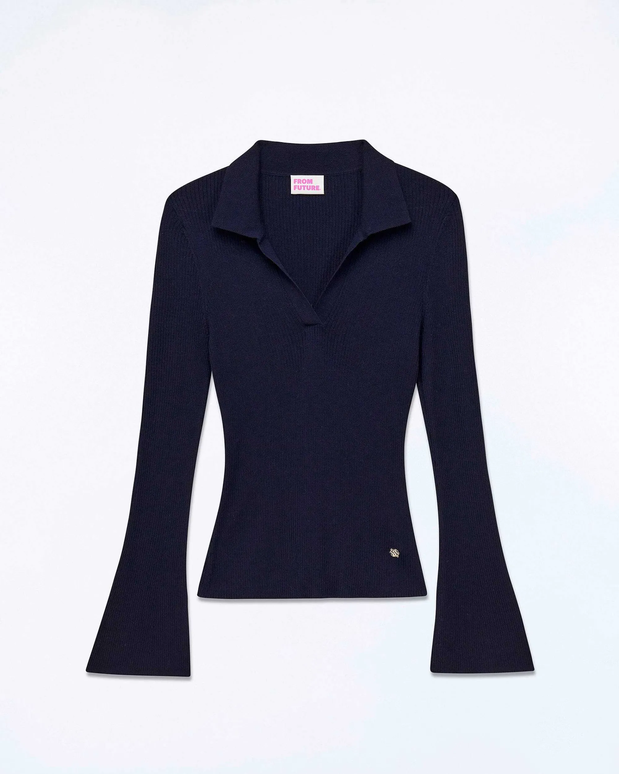 Pull Col Polo A Cotes Bijou*FROM FUTURE Online