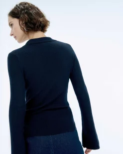 Pull Col Polo A Cotes Bijou*FROM FUTURE Online