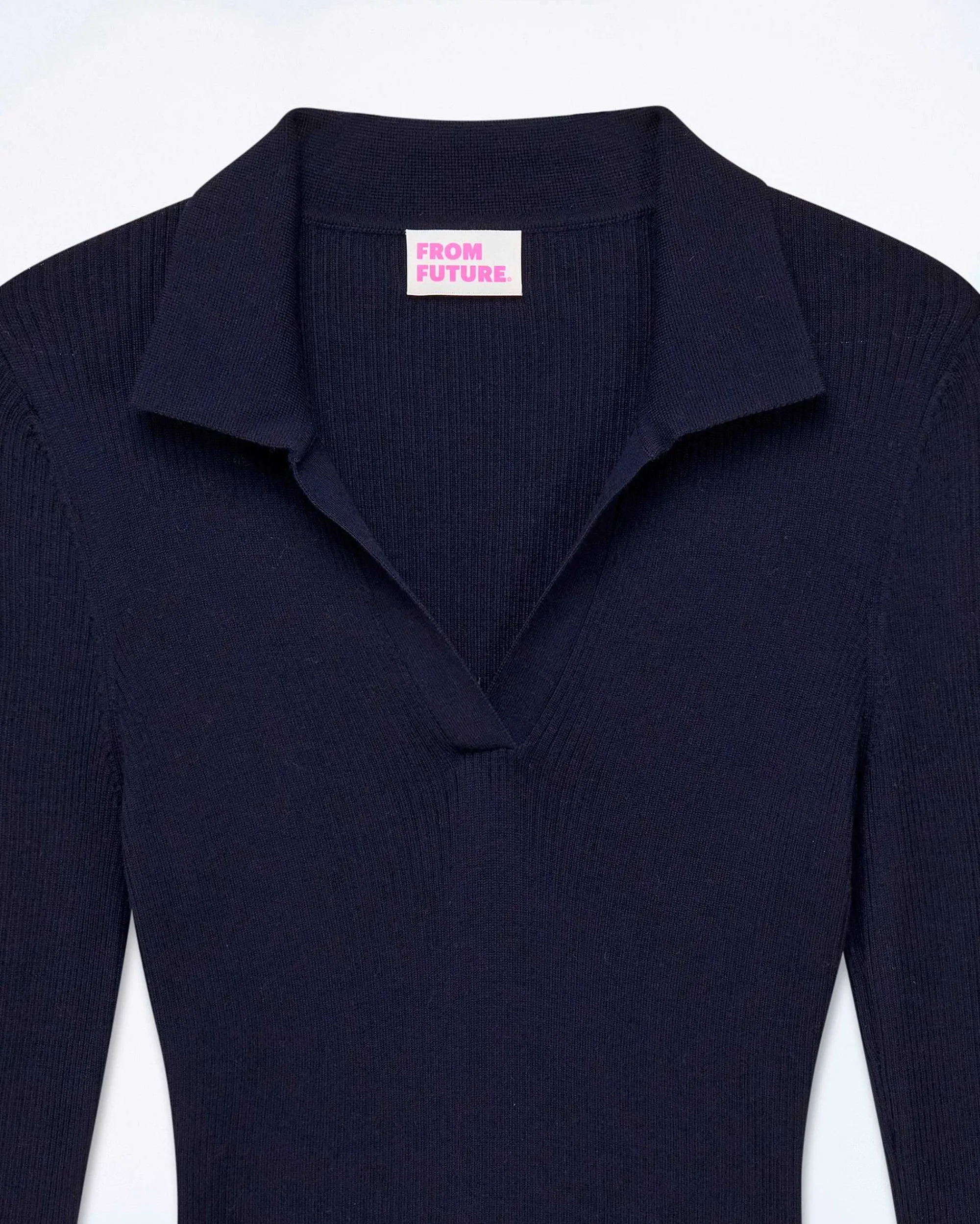 Pull Col Polo A Cotes Bijou*FROM FUTURE Online