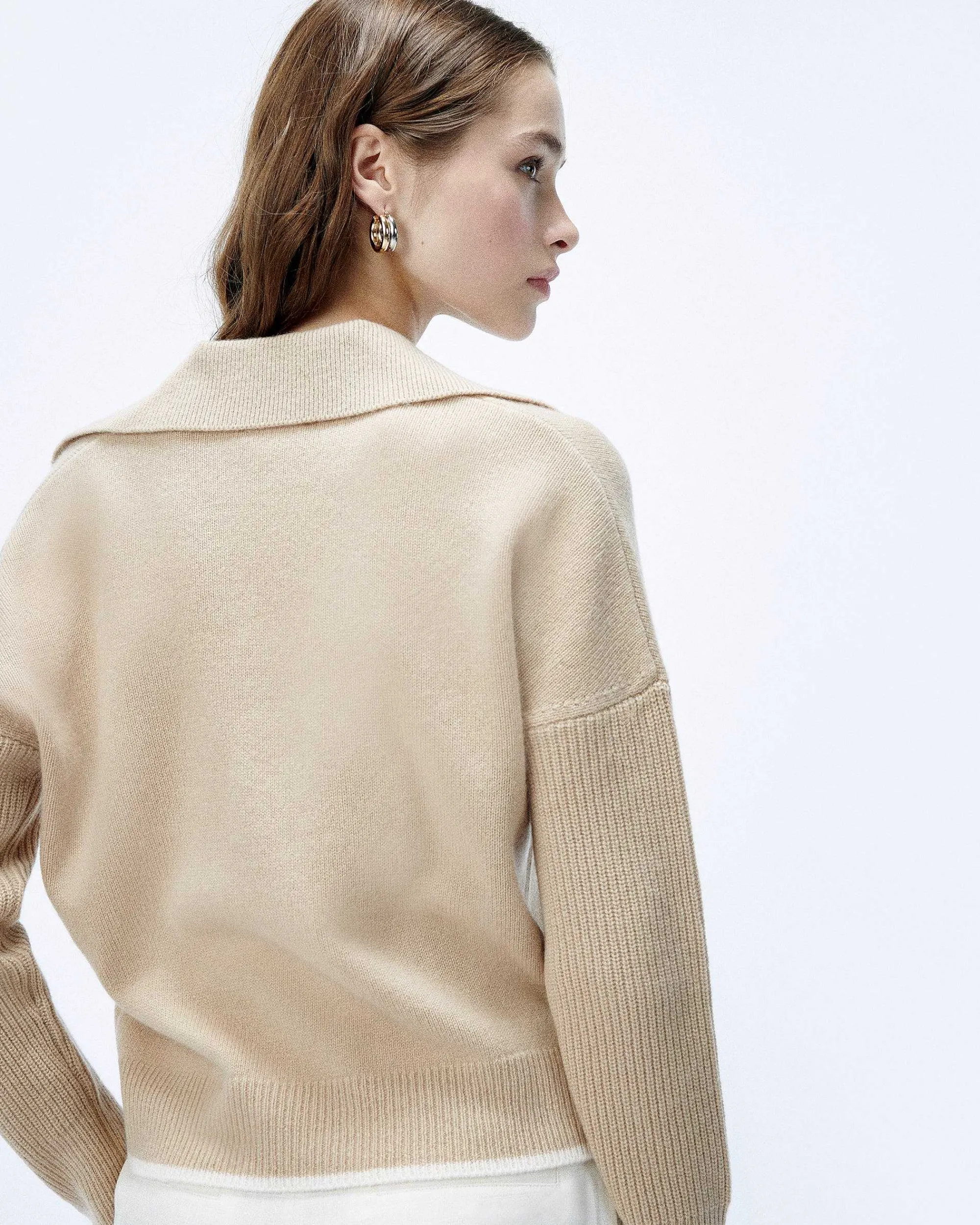 Pull Col Polo Bicolore*FROM FUTURE Online