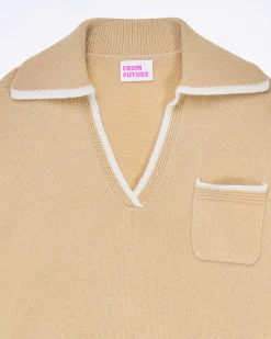 Pull Col Polo Bicolore*FROM FUTURE Online
