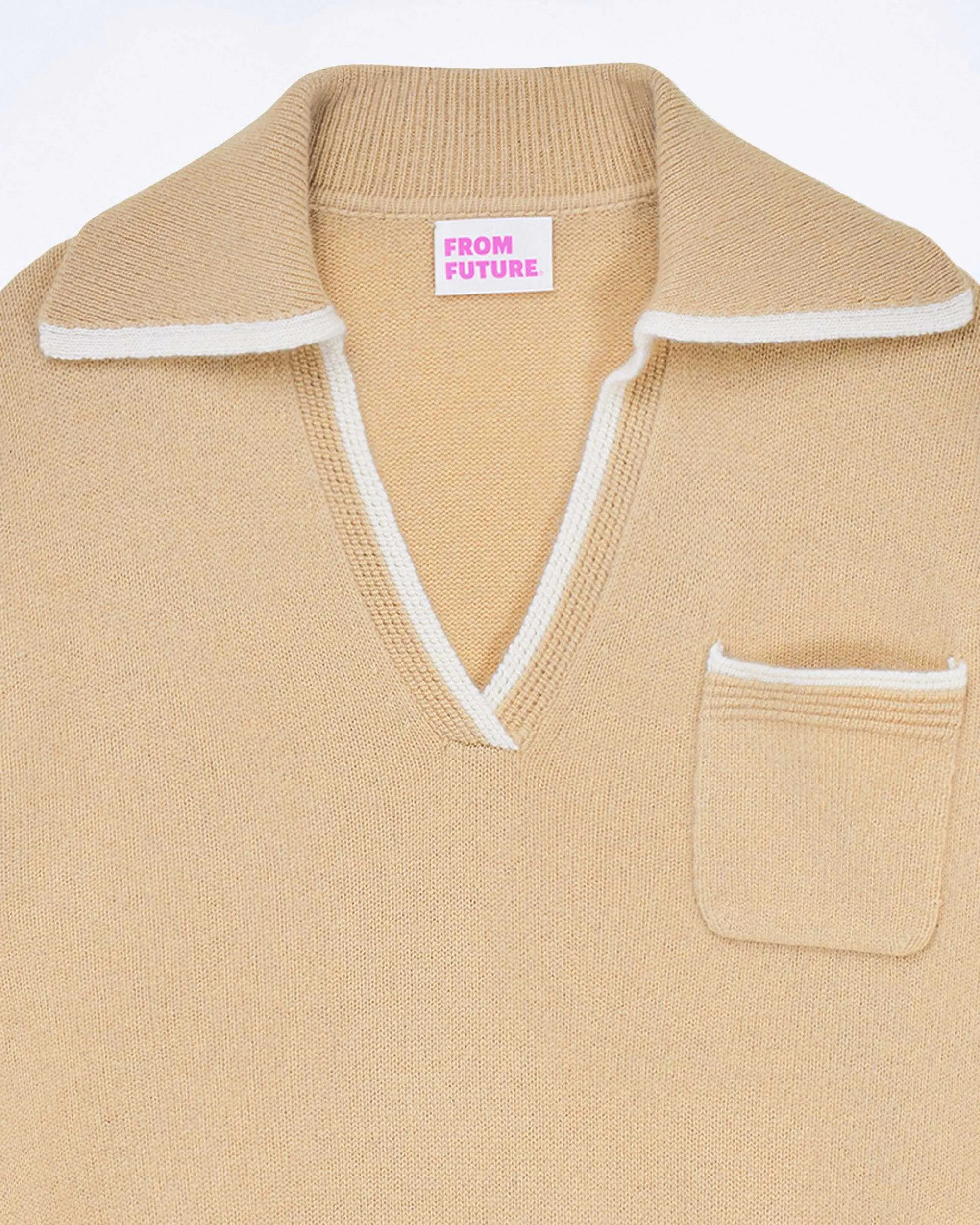 Pull Col Polo Bicolore*FROM FUTURE Online
