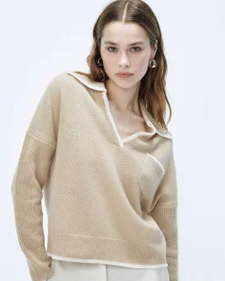 Pull Col Polo Bicolore*FROM FUTURE Outlet