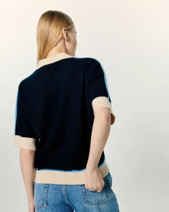 Pull Col Polo Manches Courtes*FROM FUTURE Clearance