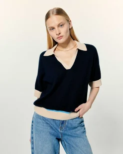 Pull Col Polo Manches Courtes*FROM FUTURE Clearance