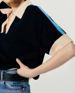 Pull Col Polo Manches Courtes*FROM FUTURE Clearance