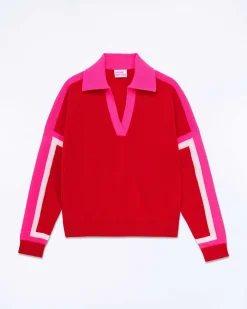 Pull Col Polo Tricolore*FROM FUTURE Sale