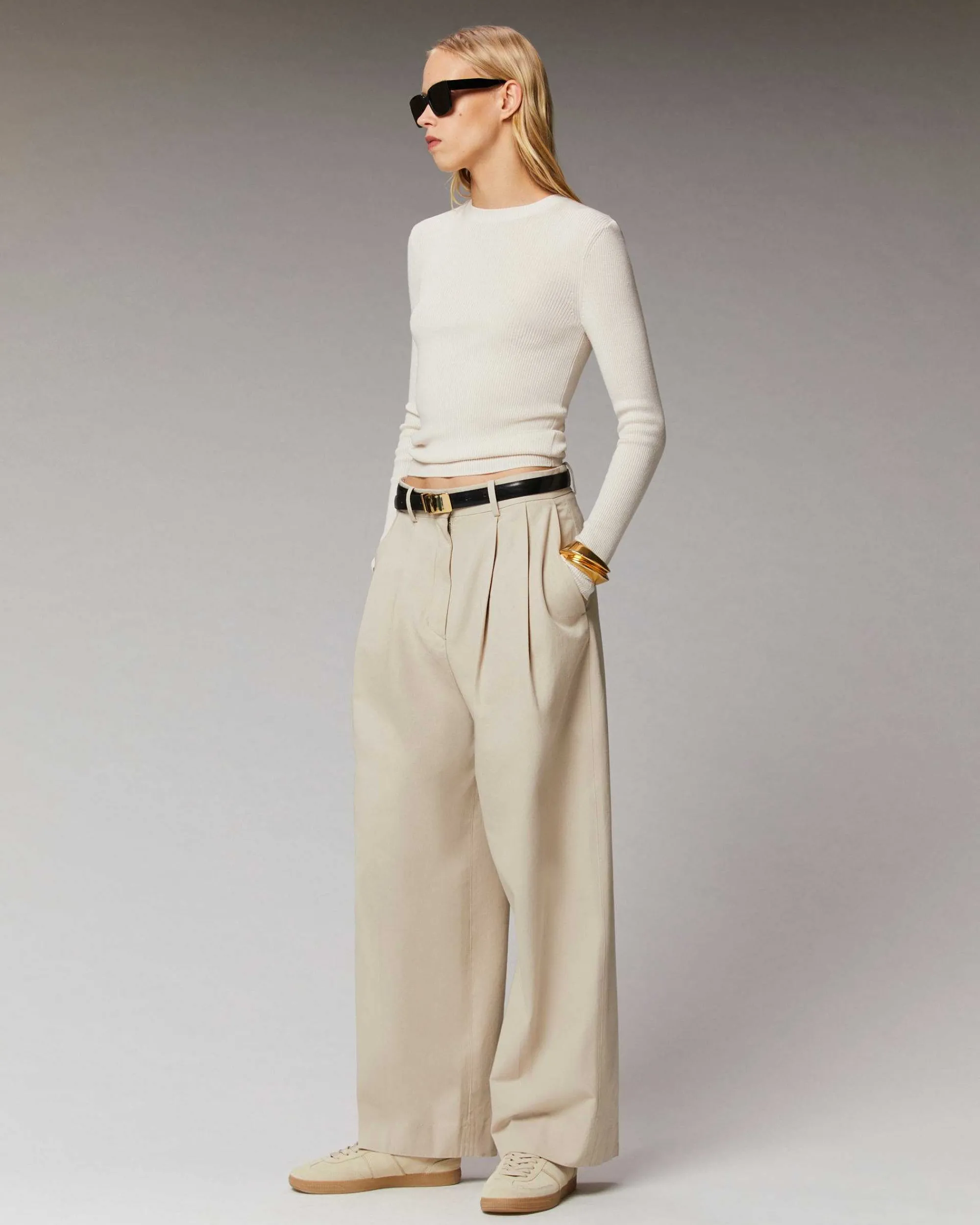 Pull Col Rond A Cotes*FROM FUTURE Online