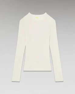 Pull Col Rond A Cotes*FROM FUTURE