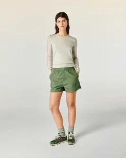 Pull Col Rond Bande Multicolore Aux Manches*FROM FUTURE Outlet