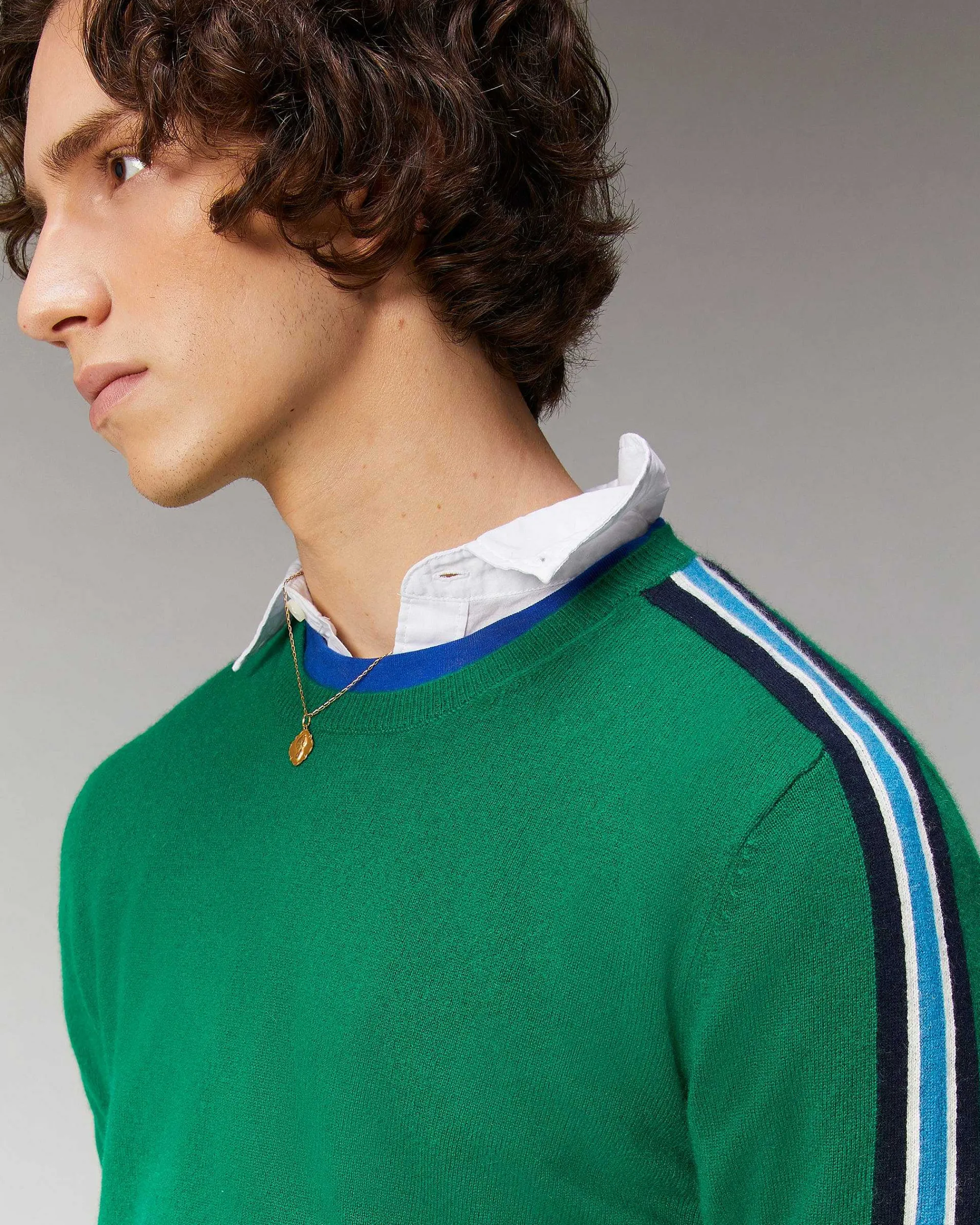 Pull Col Rond Bandes*FROM FUTURE New