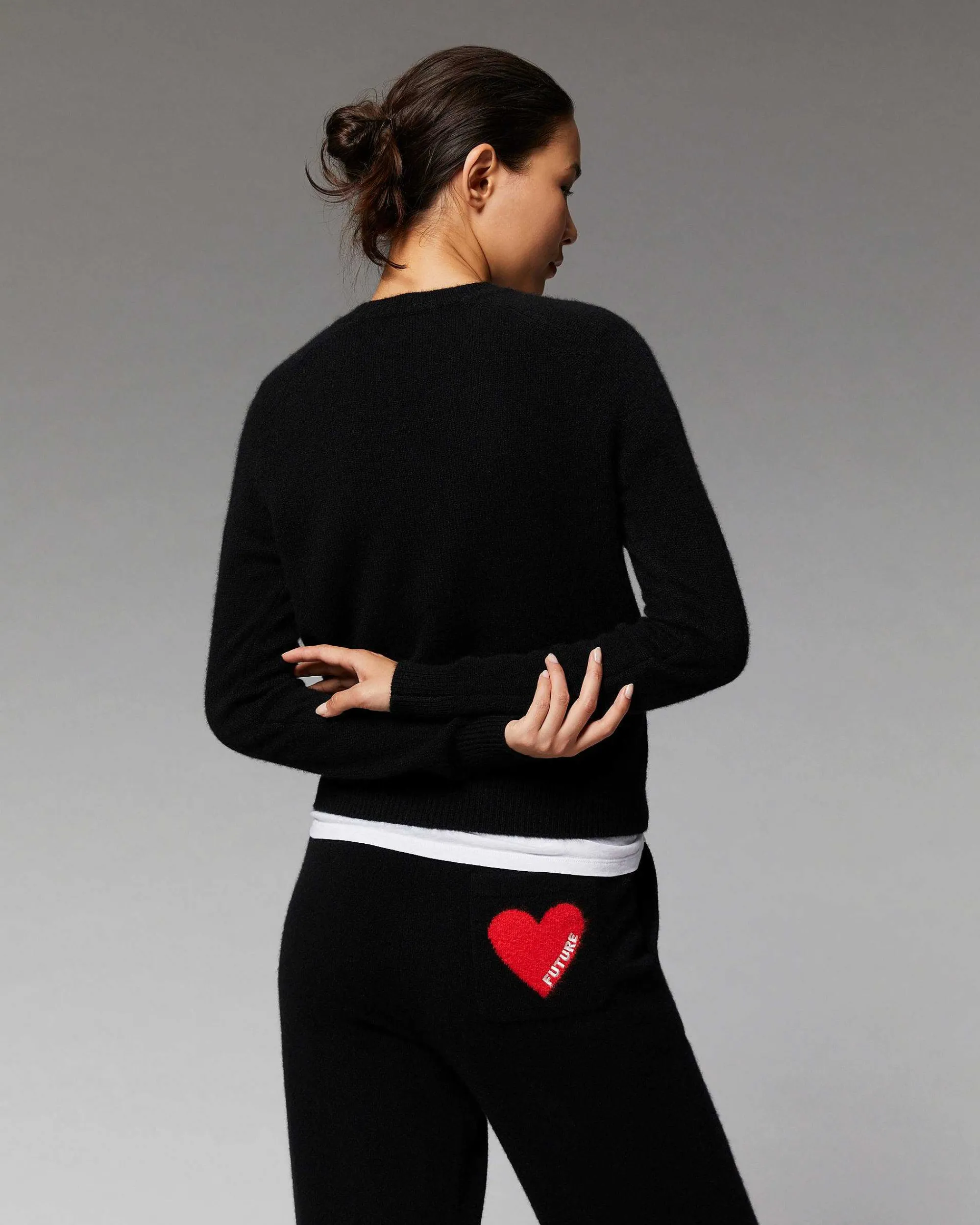 Pull Col Rond Bandes Multicolore Raglan*FROM FUTURE Discount